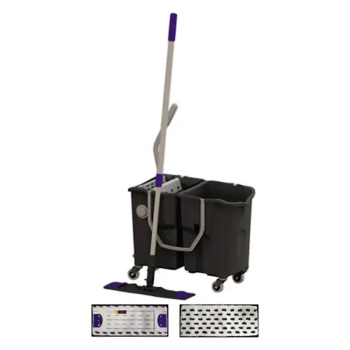 Kit de nettoyage avec double seau photo du produit