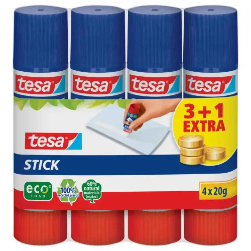 4 Sticks colle Tesa&reg;  EcoLogo 20 gr photo du produit
