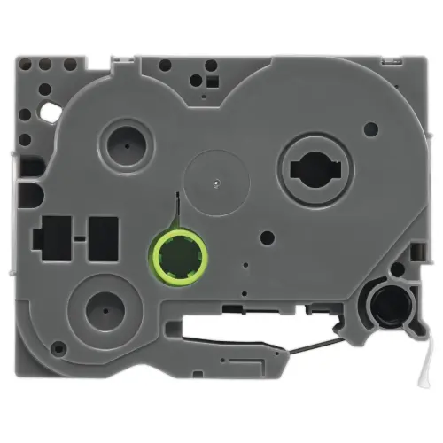 Ruban comp BROTHER TZE 211 6mm blanc impression noire photo du produit