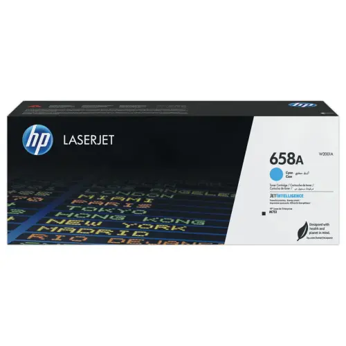 HP 658A W2001A toner cyan photo du produit
