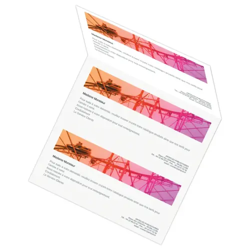 Cartes de correspondance recto/verso bords lisses Quick&Clean photo du produit