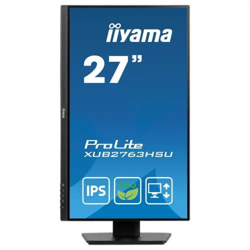 Moniteur Iiyama 27" Green avec pied ergonomique réglable en hauteur photo du produit