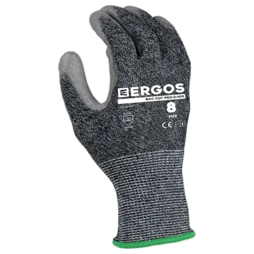 10 paires de gants nylon fibres gris photo du produit