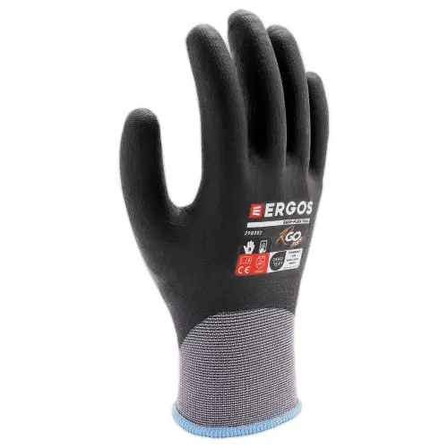 12 Gants de manutention en nylon Lycra - Jauge 15 - Taille 10 - RG photo du produit