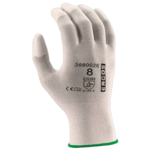 12 Gants de protection polyester - Jauge 13 - Taille 8 - RG photo du produit