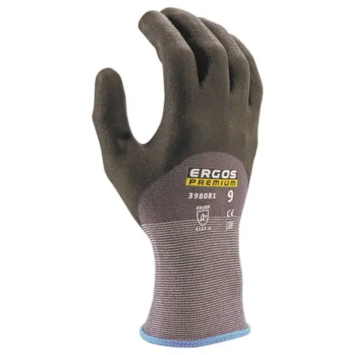 12 Paires de Gants de manutention ERGOS R'GO FLEX 398081 - Jauge 15 - Taille 6 - RG photo du produit