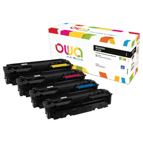 HP W2032A (Without toner management) -toner remanufactur&eacute; OWA - Jaune photo du produit
