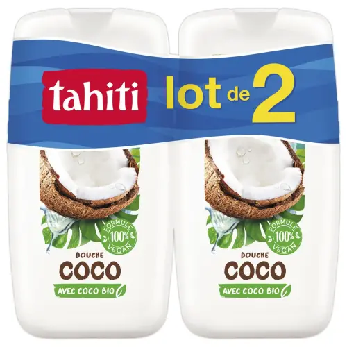 2 Gels douche Tahiti Coco 250ML photo du produit