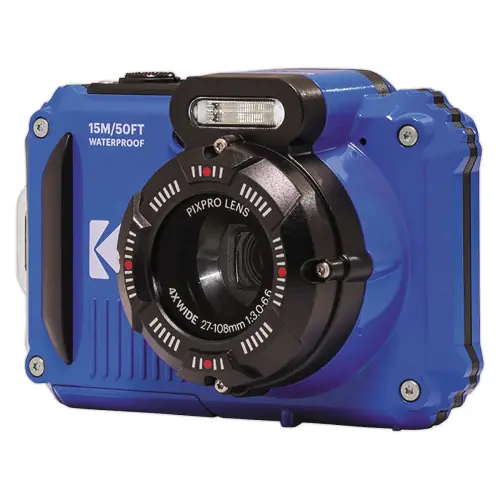Appareil photo compact PIXPRO WPZ2 KODAK Bleu photo du produit