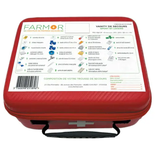 Valise de secours "sports et loisirs" photo du produit