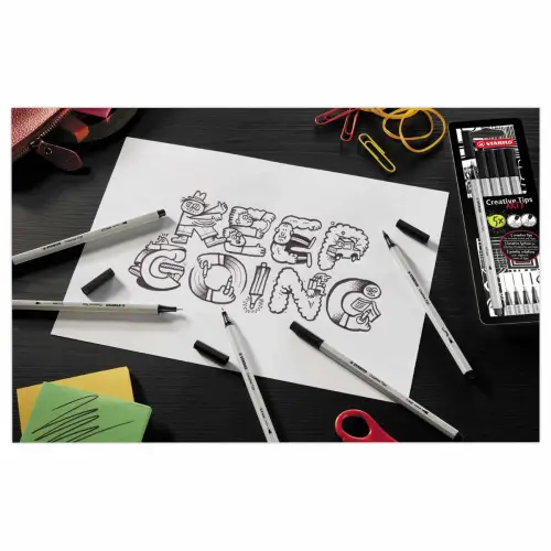 5 Etui de 5 feutre creative tips arty photo du produit