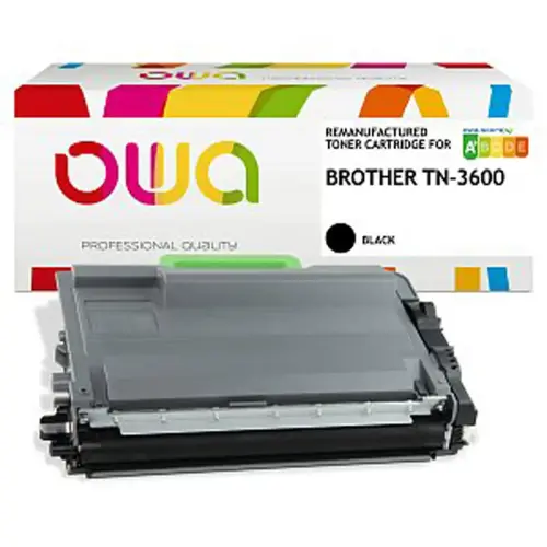 BROTHER TN-3600 - toner remanufacturé OWA - Noir photo du produit