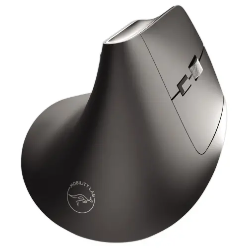 Souris sans fil ergonomique noir photo du produit