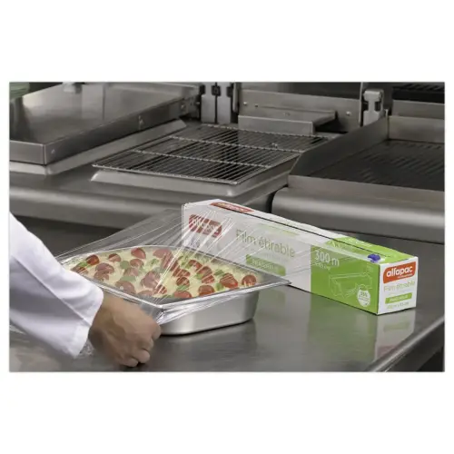 Bo&icirc;te distributrice film alimentaire &eacute;tirable 300 m x 45cm photo du produit