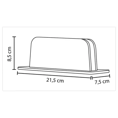 Support ordinateur portable et tablette vertical bois photo du produit