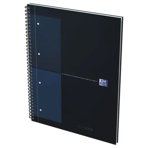 Cahier spirale Notebook A4+, 160p, 5x5, Oxford international Bleu photo du produit