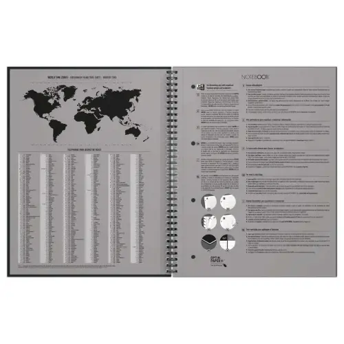 Cahier spirale Notebook A4+, 160p, 5x5, Oxford international Vert photo du produit