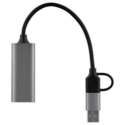 Adaptateur USB/RJ45 - 1GBPS - Gris photo du produit