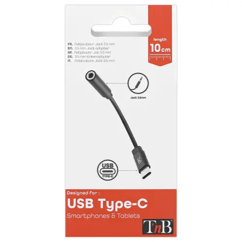 Adaptateur USB type C vers jack 3.5 mm photo du produit