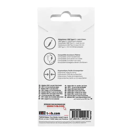 Adaptateur USB type C vers jack 3.5 mm photo du produit