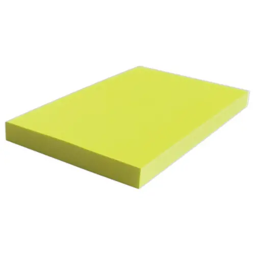 Bloc notes adhésives 125 x 75 mm jaunefluo photo du produit