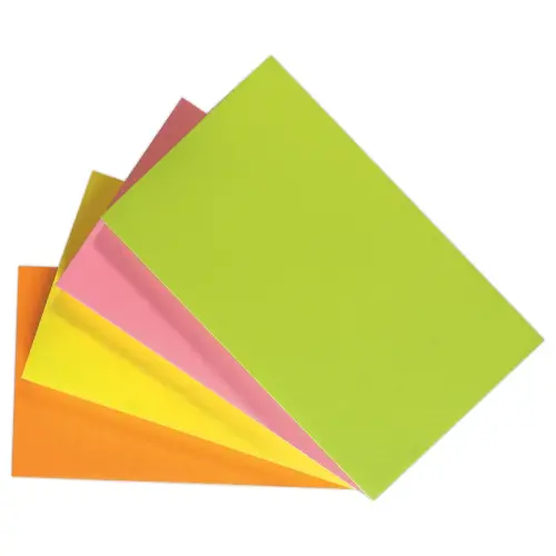 Bloc notes adhésives 125 x 75 mm jaunefluo photo du produit