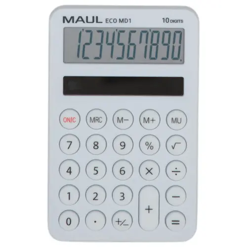Calculatrice de poche Maul ECO DESIGN MD1 + solaire 10 chiffres photo du produit