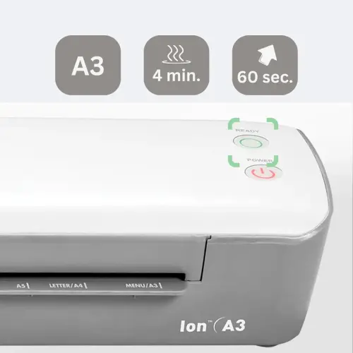 Plastifieuse Ion – A3 – Blanc – Fellowes photo du produit