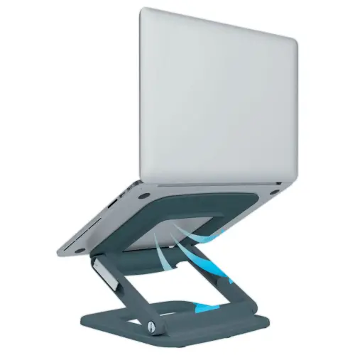 Support multi-angles réglable pour ordinateur portable - Gris foncé - Leitz photo du produit