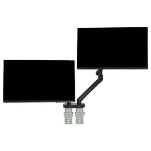 Bras porte-écran double BE Flexible Dual - Noir photo du produit