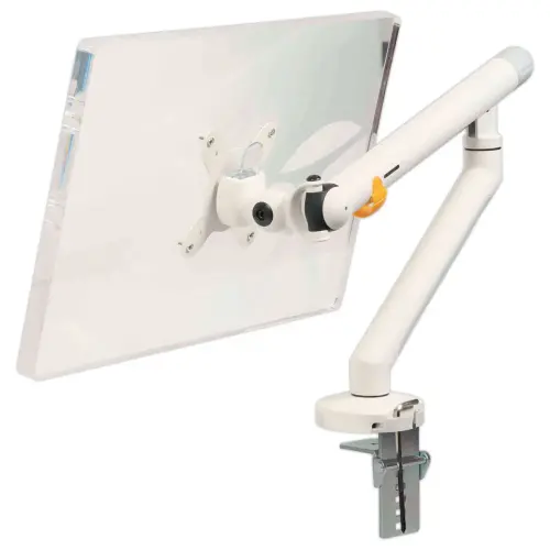 Bras porte-&eacute;cran BE Flexible Simple blanc - Bakker photo du produit