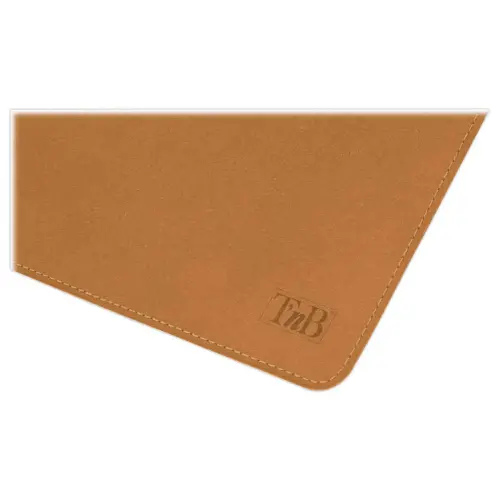 Tapis de souris en cuir recyclé - Marron - T'NB photo du produit