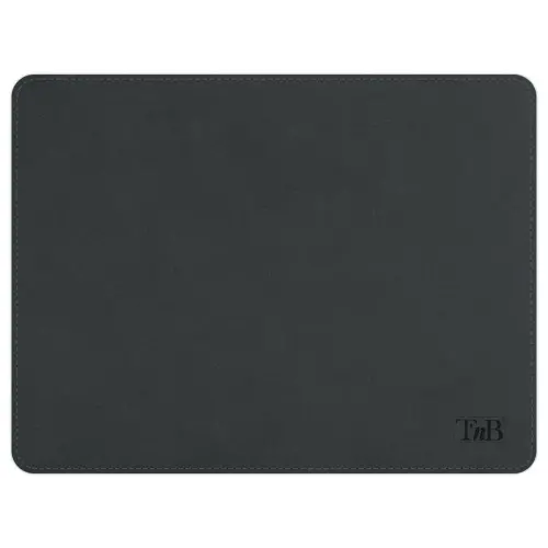 Tapis de souris en cuir recycl&eacute; - Noir - T'NB photo du produit