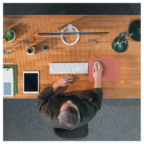 Tapis de souris souple - 36 x 27 cm - Rouge - T'NB photo du produit