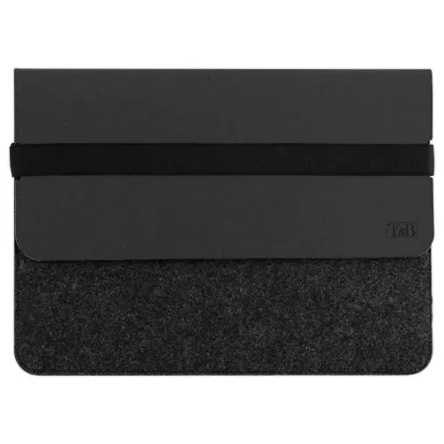 POCHETTE PC PORTABLE ECO FRANCE 13-14'' NOIR/GRIS photo du produit