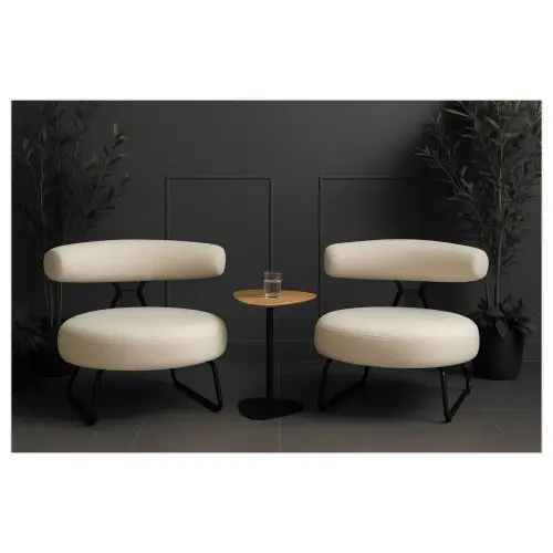 FAUTEUIL TEDDY BLANC photo du produit