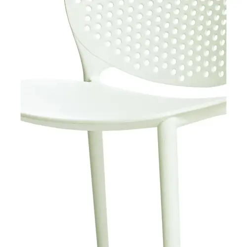 2 Chaises int&eacute;rieur - ext&eacute;rieur polypropyl&egrave;ne blanc photo du produit