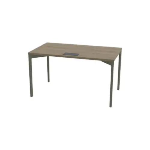 Bureau Bastia L 140 chene veine / vert photo du produit