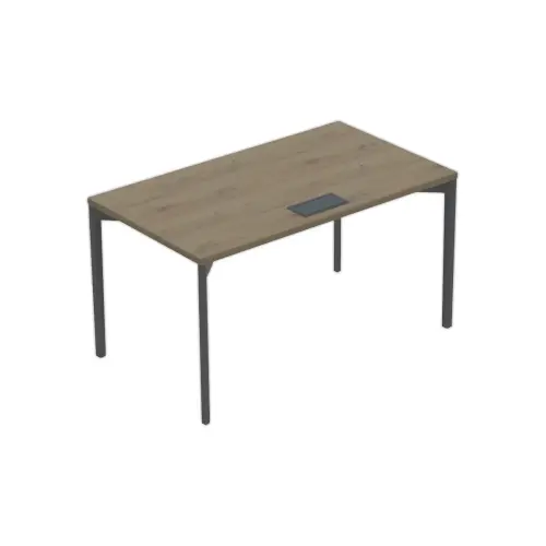 Bureau Bastia L 140 cheine veine / anthracite photo du produit