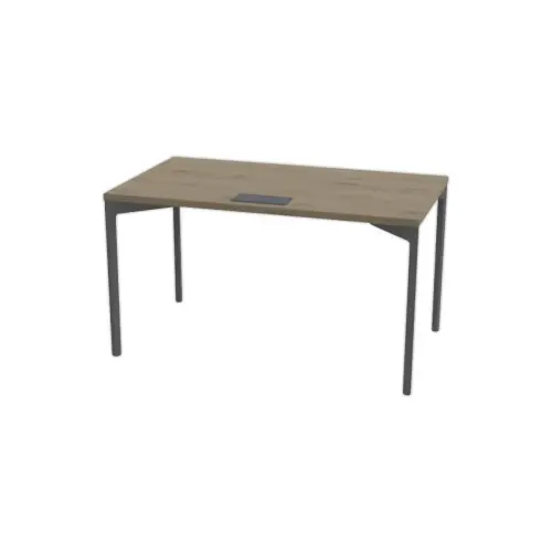 Bureau Bastia L 140 cheine veine / anthracite photo du produit