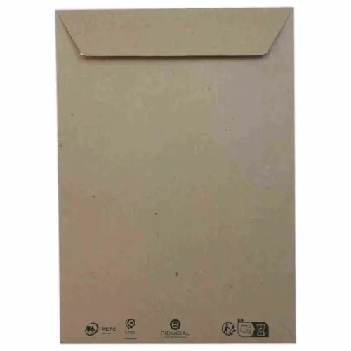 500 Pochettes kraft brun C5 162x229 mm 80g ferm. silicon&eacute;e photo du produit