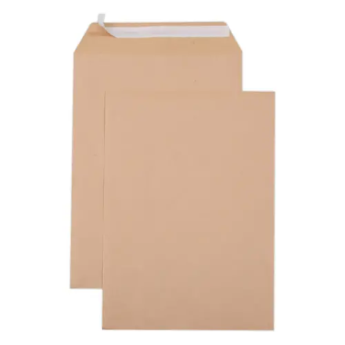 250 Pochettes kraft recyclées 24 260x330mm90g bande siliconée photo du produit