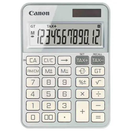 Calculatrice Canon KS 125KB Argent 12 chiffres photo du produit
