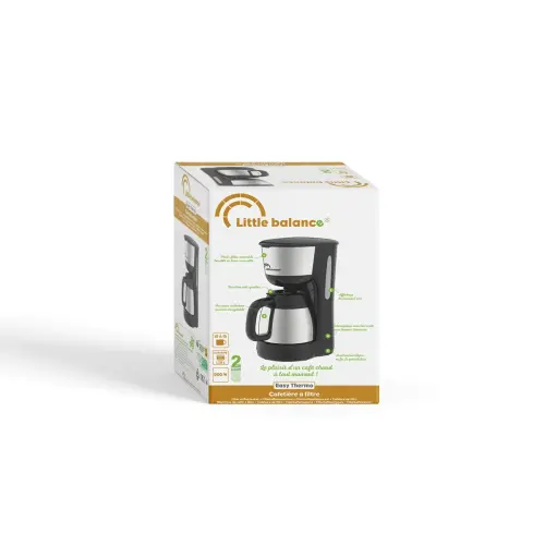 Cafetière thermos inox - 1 L - Noir - Codamex photo du produit
