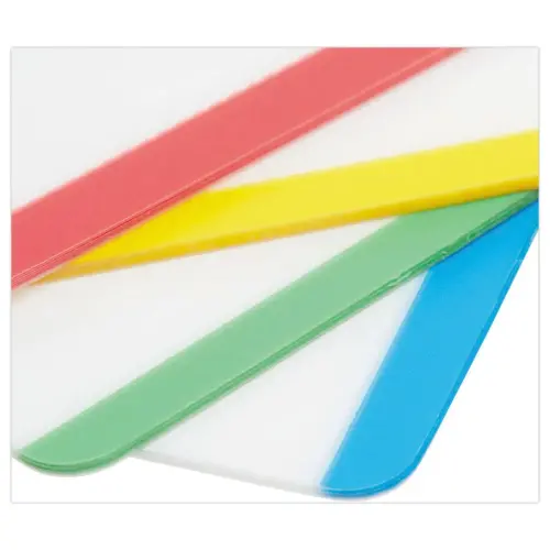 Marque-Pages Post-it® Rigides, GrandesDim, Rouge, Jaune, Bleu, Vert photo du produit