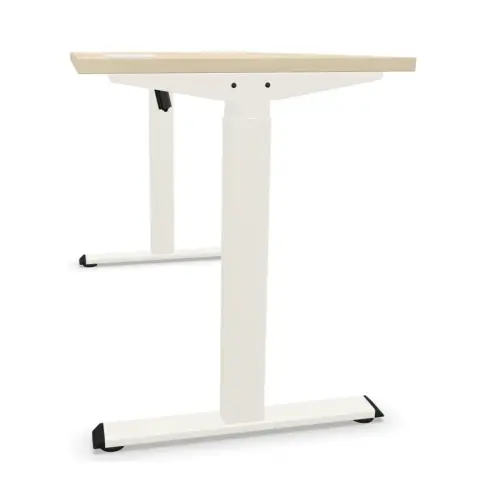 Bureau Eco electrique acacia/blanc monté 120x 60 cm photo du produit