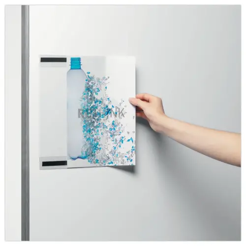 5 Porte-affiches magn&eacute;tiques - A4 - Transparent - Durable photo du produit