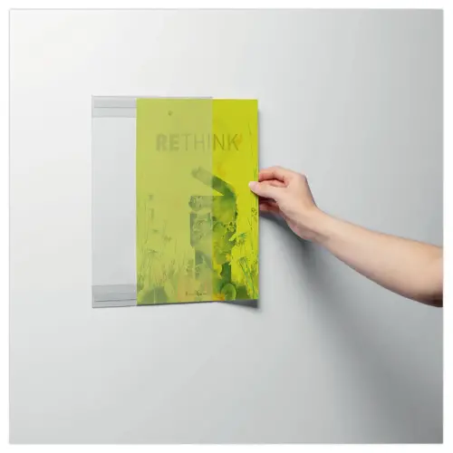 5 Porte-affiches adhésifs - A3 - Matière recyclée - DURABLE photo du produit