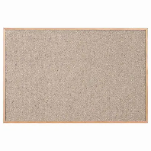 Tableau tissus gris cadre bois 60 x 90cm photo du produit