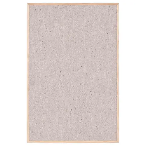 Tableau tissus gris cadre bois 60 x 90cm photo du produit